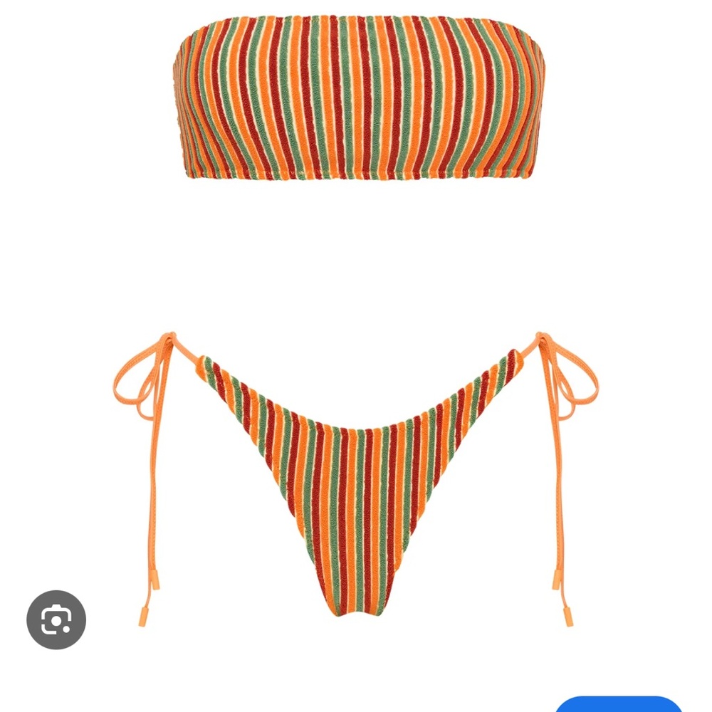 NWT triangl bikini strapless